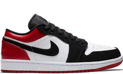 Nike Air Jordan 1 Low черно-белые-красные