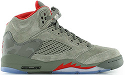 Nike Air Jordan 5 Retro Dark Stucco University Red