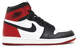 Nike Air Jordan 1 Retro Black Toe с Мехом